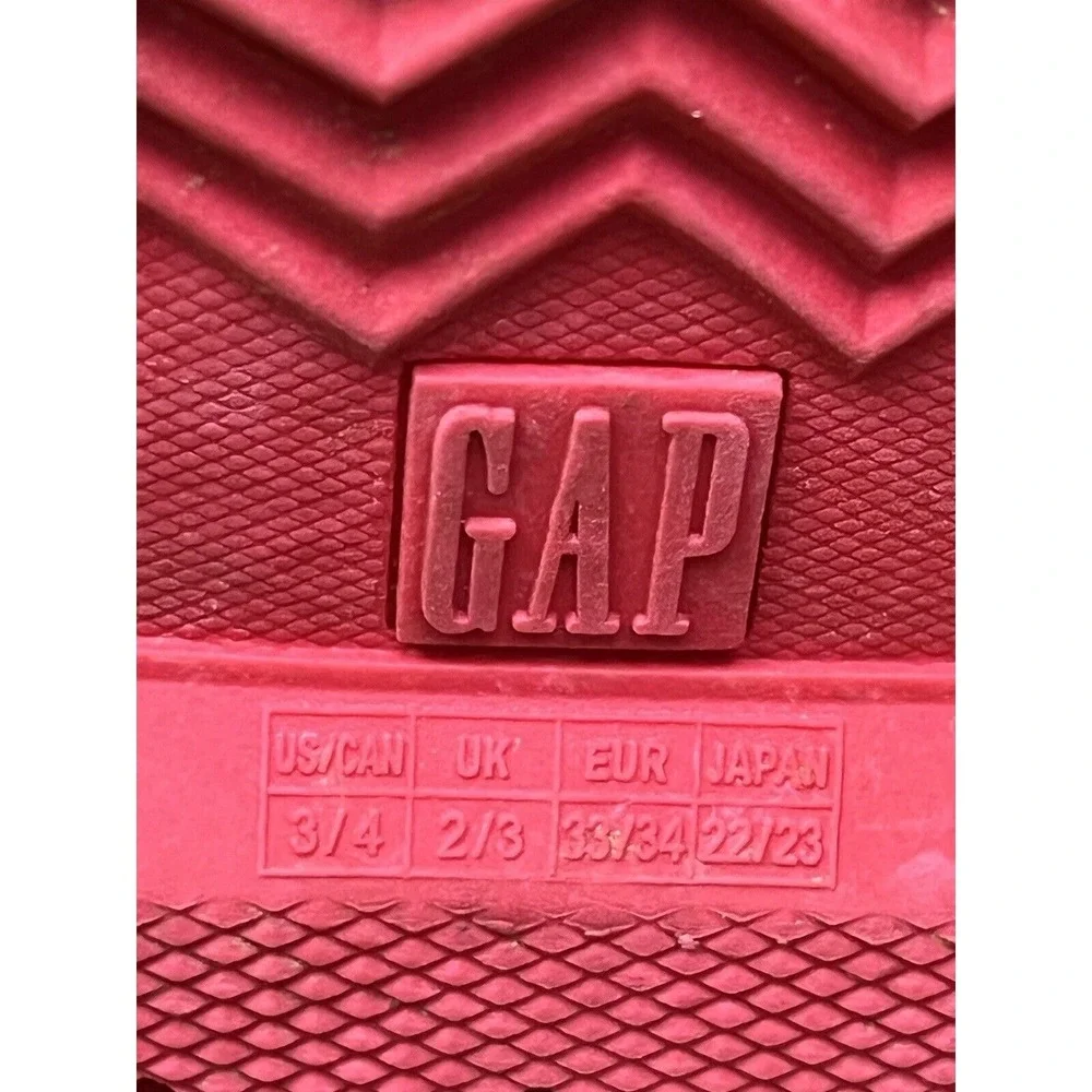 Gap Duck Boots Kids Size 3/4 Charcoal Grey‎ Cozy Winter Snow Thinsulate Lined